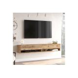 Mueble de TV de Pared Moderno Roble