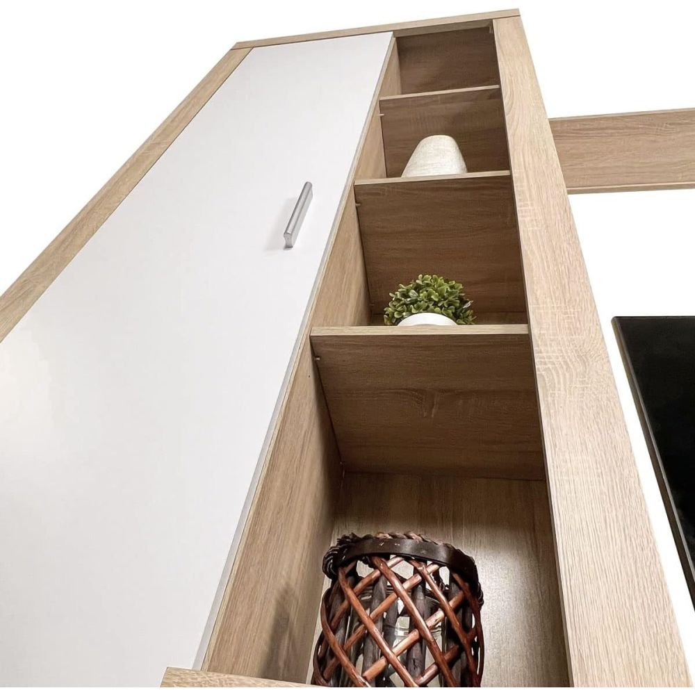Mueble de salón y TV Composición de salón grande 263 Cm