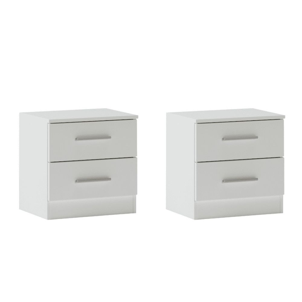 Cabecero y 2 mesitas Color Blanco Estilo Nórdico - Cabecero Camas 150