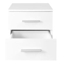 Cabecero y 2 mesitas Color Blanco Estilo Nórdico - Cabecero Camas 150