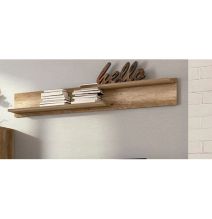 Mueble de Comedor, Mueble Salón, Acabado en Color Cañón, Medidas: 235 cm (Ancho) x 177 cm (Alto) x 41,4 cm (Fondo)