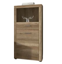 Mueble de Comedor, Mueble Salón, Acabado en Color Cañón, Medidas: 301 cm (Ancho) x 177 cm (Alto) x 41,4 cm (Fondo)