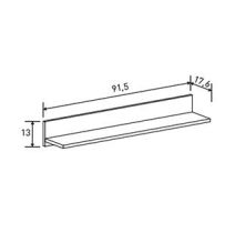 Conjunto de Salón Mueble Completo: Bajo TV, Mueble Bar, Estantería y Mueble Colgar - Estilo Mauvella Rayas.